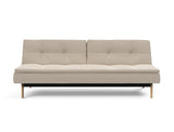 Dublexo Eik sovesofa i 612 Blida Sand Grey, set forfra