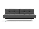 Dublexo Eik sovesofa i 852 Mahoga Seal Grey, set forfra