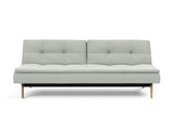 Dublexo Eik sovesofa i 888 Mozart Slate Brown, set forfra