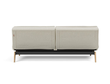 Dublexo Eik sovesofa i 527 Mixed Dance Natural, set bagfra