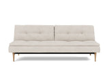 Dublexo Styletto Light Wood sovesofa i 470 Yuveno Natural, set forfra