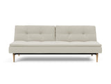 Dublexo Styletto Light Wood sovesofa i 527 Mixed Dance Natural, set forfra