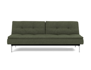 Dublexo Chrome sovesofa i 353 Taura Forest, set forfra