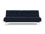 Dublexo Chrome sovesofa i 528 Mixed Dance Blue, set forfra