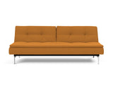 Dublexo Chrome sovesofa i 893 Mozart Masala, set forfra