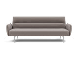 Jillis sovesofa med armlæn i 418 Esina Truffle, set forfra