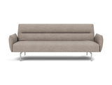 Jillis sovesofa med armlæn i 472 Yuveno Warm Grey, set forfra