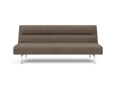 Jillis sovesofa i 411 Esina Cedar Brown, set forfra