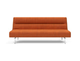 Jillis sovesofa i 412 Esina Rust Orange, set forfra
