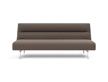 Jillis sovesofa i 530 Bouclé Taupe, set forfra