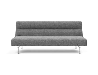 Jillis sovesofa i 563 Twist Charcoal, set forfra
