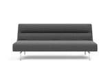 Jillis sovesofa i 852 Mahoga Seal Grey, set forfra