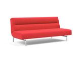 Jillis sovesofa i 511 Elegance Red, set skråt forfra