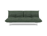 Mikunjo sovesofa i 281 Avella Pine Green, set forfra