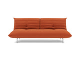Mikunjo sovesofa i 412 Esina Rust, set forfra