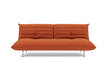 Mikunjo sovesofa i 412 Esina Rust, set forfra