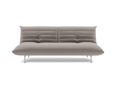 Mikunjo sovesofa i 418 Esina Truffle, set forfra