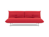 Mikunjo sovesofa i 511 Elegance Red, set forfra