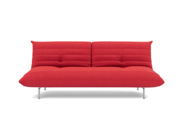 Mikunjo sovesofa i 511 Elegance Red, set forfra