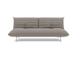 Mikunjo sovesofa i 521 Mixed Dance Grey, set forfra