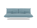 Mikunjo sovesofa i 525 Mixed Dance Light Blue, set forfra
