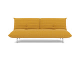 Mikunjo sovesofa i 536 Bouclé Ochre, set forfra