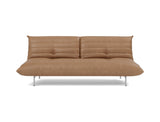 Mikunjo sovesofa i 551 Faunal Brown, set forfra