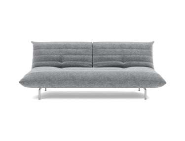 Mikunjo sovesofa i 565 Twist Granite, set forfra