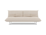 Mikunjo sovesofa i 612 Blida Sand Grey, set forfra