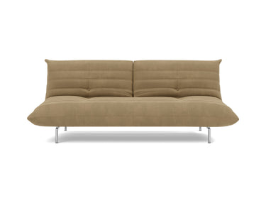 Mikunjo sovesofa i 860 Yogia Olive Brown, set forfra