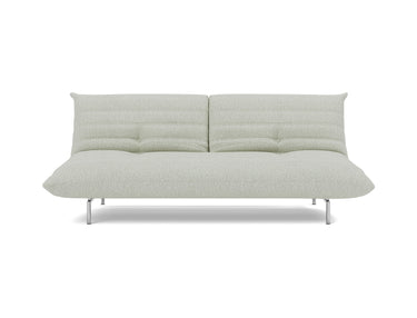 Mikunjo sovesofa i 888 Mozart Slate Brown, set forfra