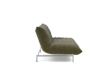 Mikunjo sovesofa i 316 Cordufine Pine Green, set fra siden