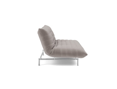 Mikunjo sovesofa i 418 Esina Truffle, set fra siden