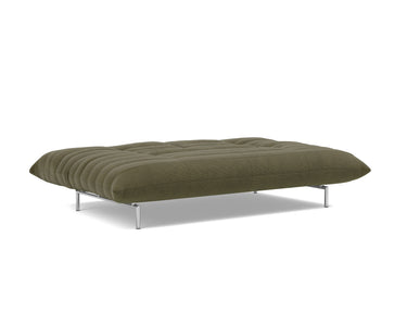 Mikunjo sovesofa i 316 Cordufine Pine Green, slået ud til seng