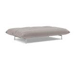 Mikunjo sovesofa i 418 Esina Truffle, slået ud til seng