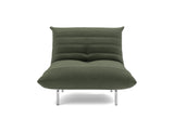 Mikunjo stol i 413 Esina Olive Green, set forfra