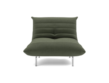 Mikunjo stol i 413 Esina Olive Green, set forfra