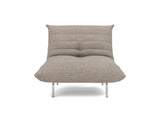 Mikunjo stol i 472 Yuveno Warm Grey, set forfra