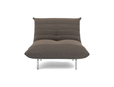 Mikunjo stol i 530 Bouclé Taupe, set forfra