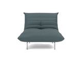 Mikunjo stol i 851 Mahoga Dark Blue, set forfra