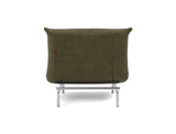Mikunjo stol i 316 Cordufine Pine Green, set bagfra