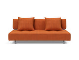 Long Horn D.E.L sovesofa i 412 Esina Rust Orange, set forfra
