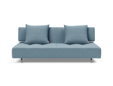 Long Horn D.E.L sovesofa i 525 Mixed Dance Light Blue, set forfra