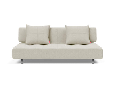 Long Horn D.E.L sovesofa i 527 Mixed Dance Natural, set forfra
