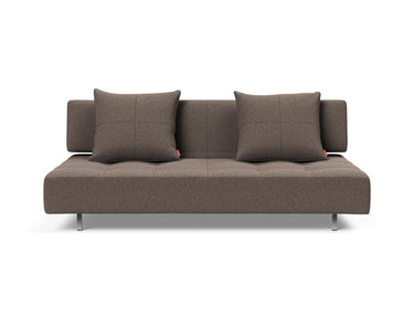 Long Horn D.E.L sovesofa i 530 Bouclé Taupe, set forfra