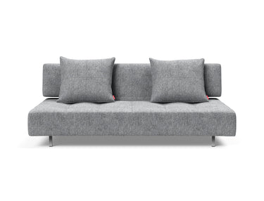 Long Horn D.E.L sovesofa i 565 Twist Granite, set forfra