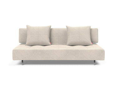 Long Horn D.E.L sovesofa i 594 Corduroy Ivory, set forfra