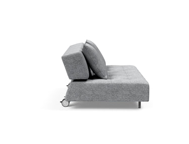 Long Horn D.E.L sovesofa i 565 Twist Granite, set fra siden
