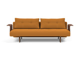 Recast Dark Styletto sovesofa med armlæn i 893 Mozart Masala, set forfra