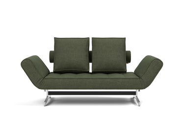Ghia Chrome daybed i 353 Taura Forest, set forfra